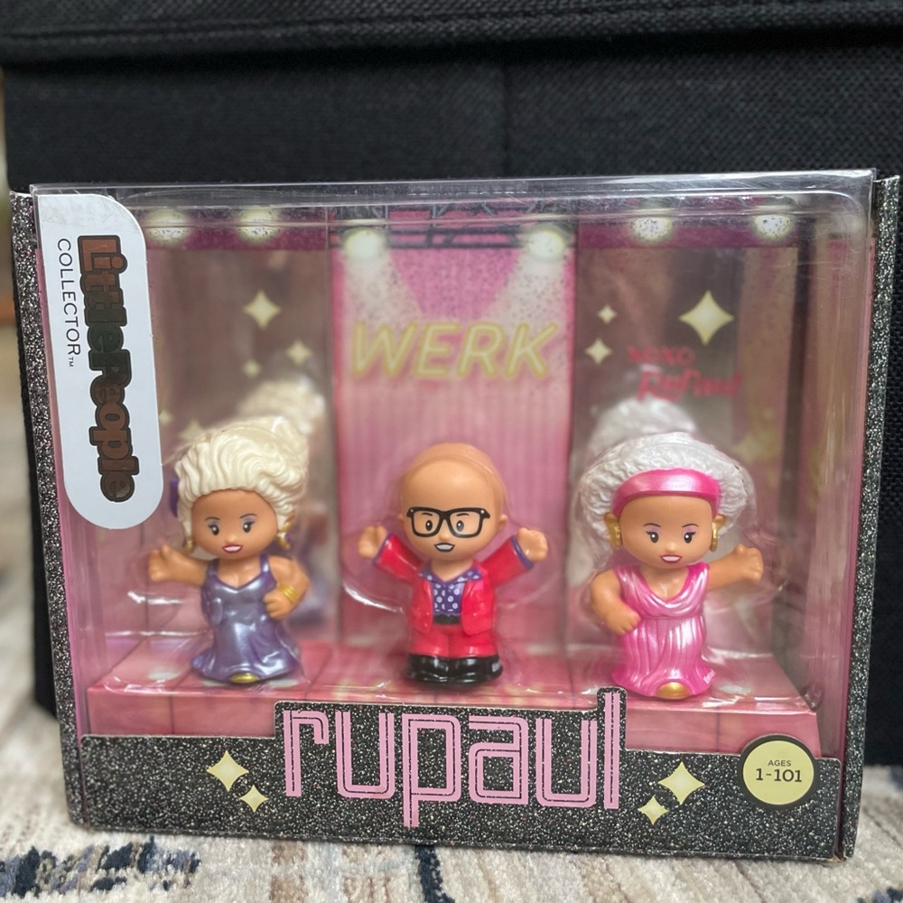 BNIB Little People RuPaul Collector Set